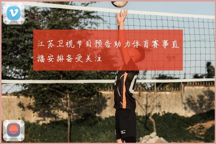 江苏卫视节目预告助力体育赛事直播安排备受关注